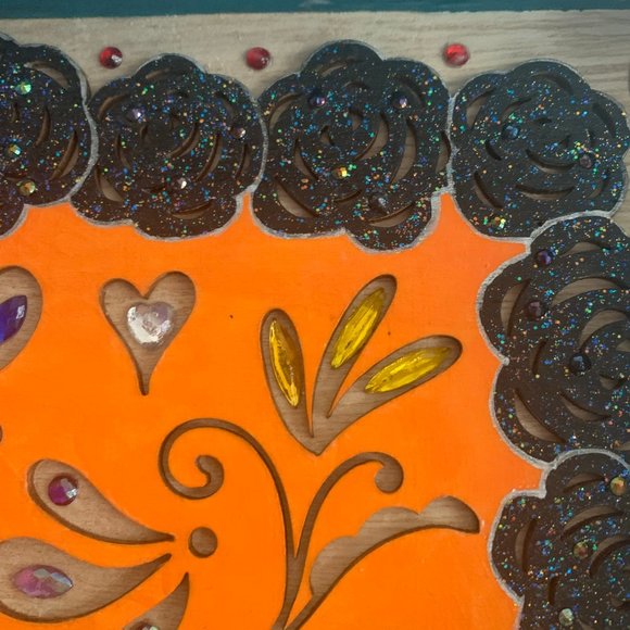 ⭐️#463 Hand Painted Wooden Halloween Sign - Picture 5 of 14